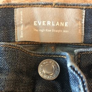 Everlane High Rise Straight Jean!! (worn ONCE!)